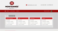 Desktop Screenshot of montanhesimoveis.com.br